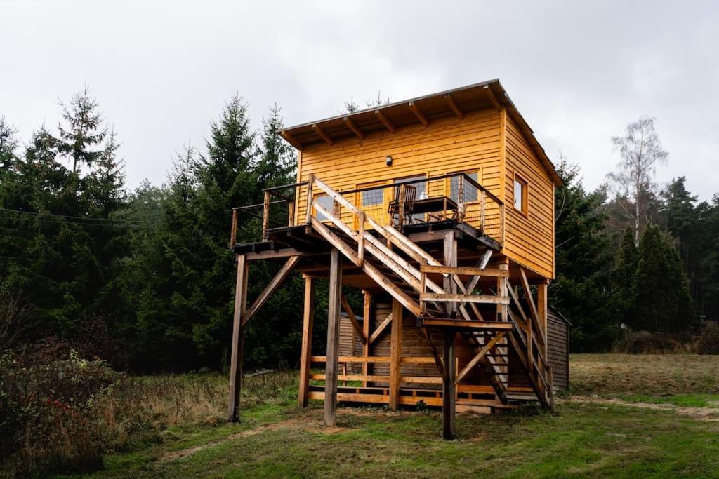 Tiny House Nad Ceskym Rajem Villa Vselibice Exteriör bild